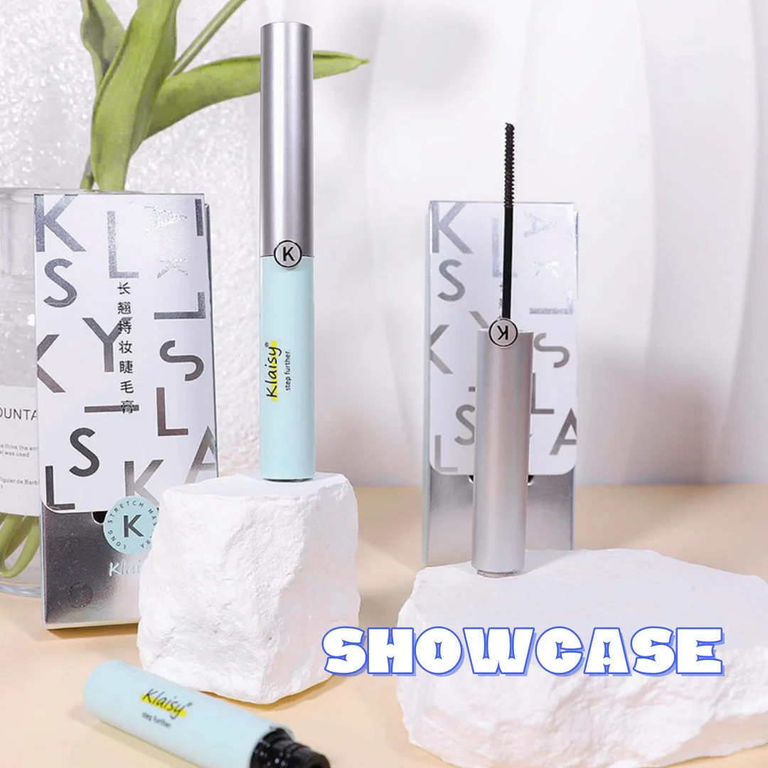 Mascara de longo estiramento, escova não pegajosa, adequada para cílios bem definidos, cosméticos sem maquiagem