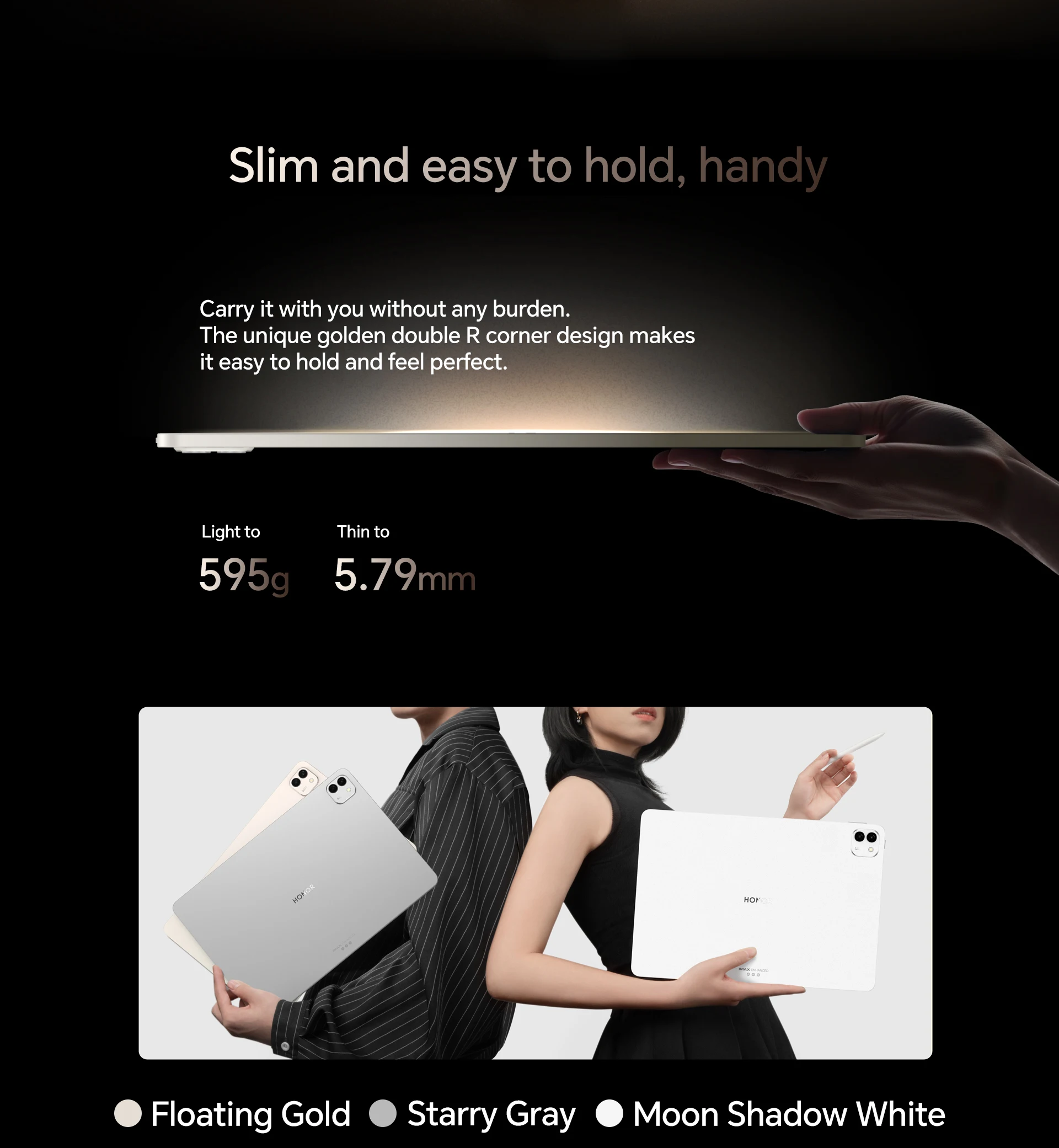 Global Version Honor Magic Pad 3 Tablet 165Hz 13.3'' 3K Lcd Display Pad Snapdragon 8 Gen 3 12450Mah Battery Magicos 9.0.1 16+512Gb