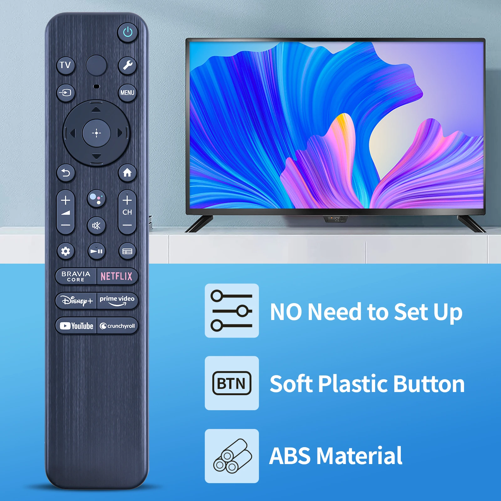 Original RMF-TX810U Voice Remote Control For SONY 4Κ 8K HD TV