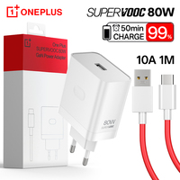 OnePlus 80W EU Fast Wall Charger for OnePlus 13r 13s ACE 5 Nord 5 CE 5 3 4 Lite Pad OPPO Find X9 Pro X8 Realme Type C USB Cable