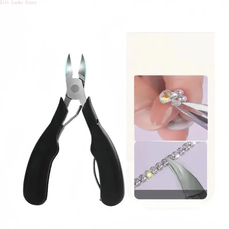 Pince à bec d'aigle 1 pièce, coupe-ongles en acier inoxydable, coupe-peau morte, ciseaux de manucure spéciaux pour rainure d'ongles, barbes de pédicure