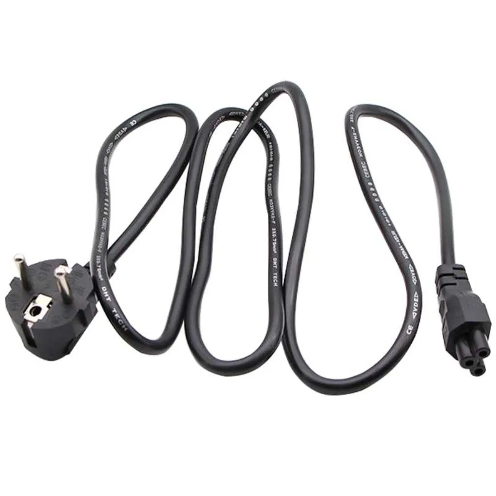 Blossom Tail Charge Cord European Standard Laptop Charging Cable Power Supply Adapter Cord Power Supply Wire Power Adapter Cord