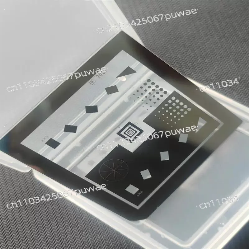 High-Precision 2D Image Measuring Instrument Calibration Plate, Projector Standard Teaching Plate for Optical Measurement