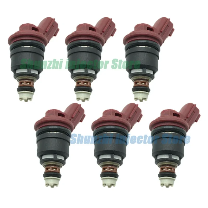 6pcs 740cc Fuel Injector Nozzle For Nissan Silvia skyline SR20 S13 S14 S15 hight flow rate 740CC OEM:16600-RR544 16600RR544