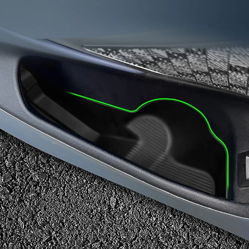 باب السيارة الداخلي درج منظم حامل أكواب الماء صندوق تخزين لسيارات BMW Series 5 G60 I5 2024 2025 الملحقات الداخلية المعدلة #2