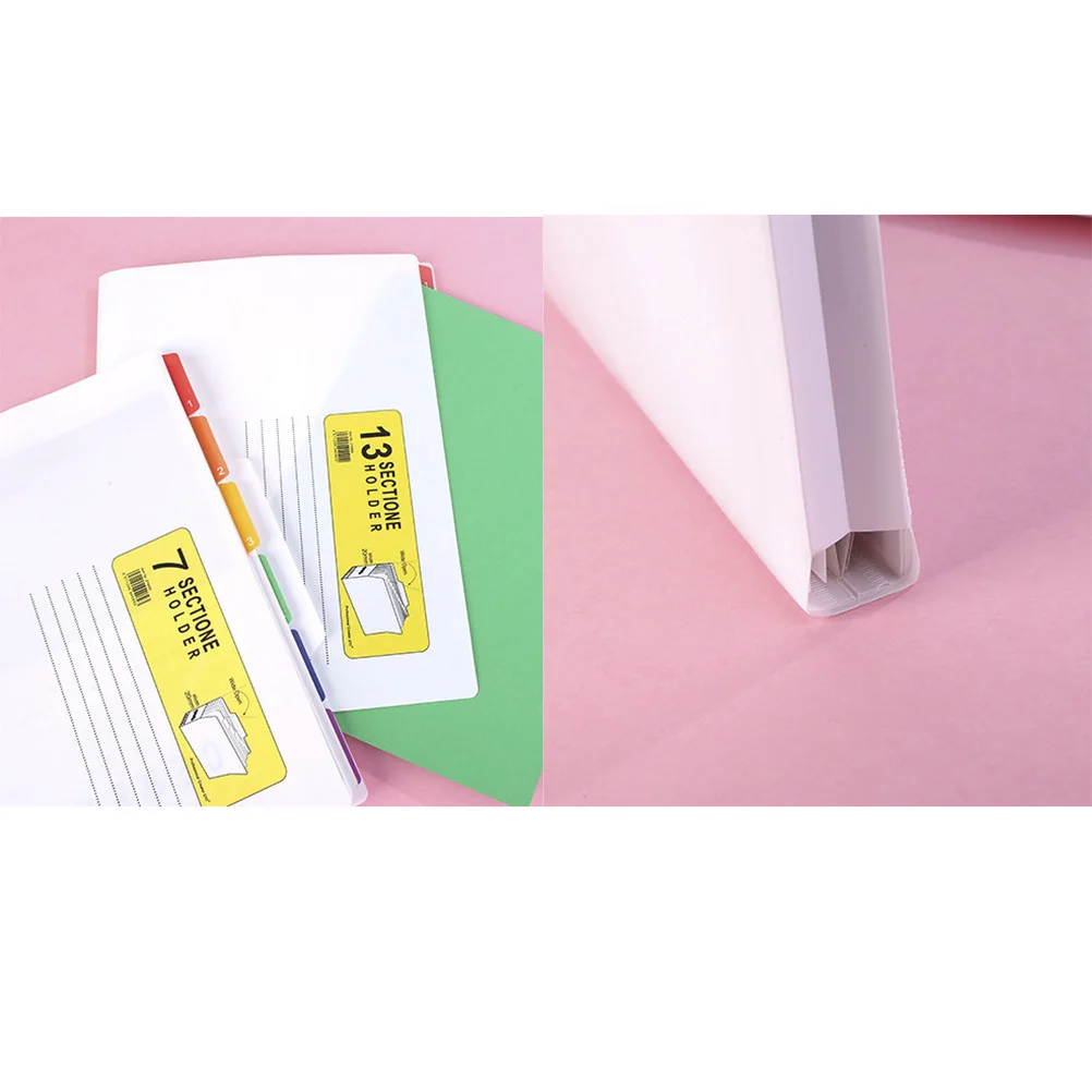 

1 шт. водонепроницаемая папка для файлов из полипропилена, 7 секций, органайзер для документов, бумажная классификационная папка, офисный держатель для отчетов для учебы