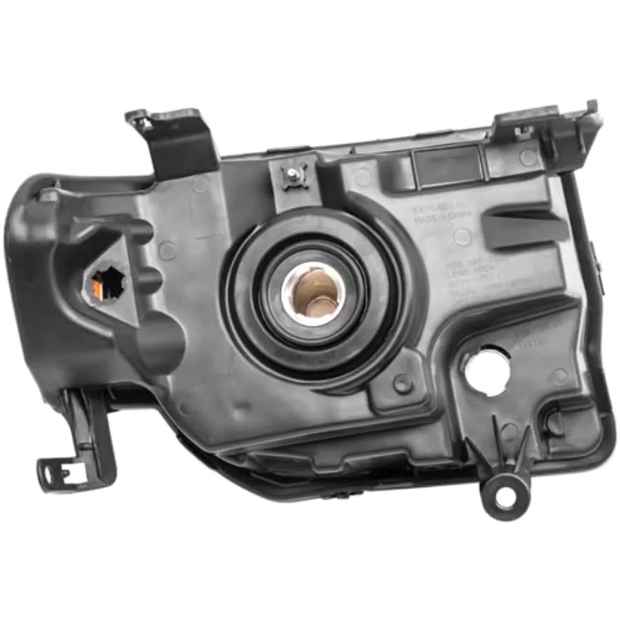 مجموعة المصابيح الأمامية للمصابيح الأمامية لـ 20082012 Escape Driver وجانب الركاب مع غطاء أسود وعلامات جانبية كهرمانية معززة #5