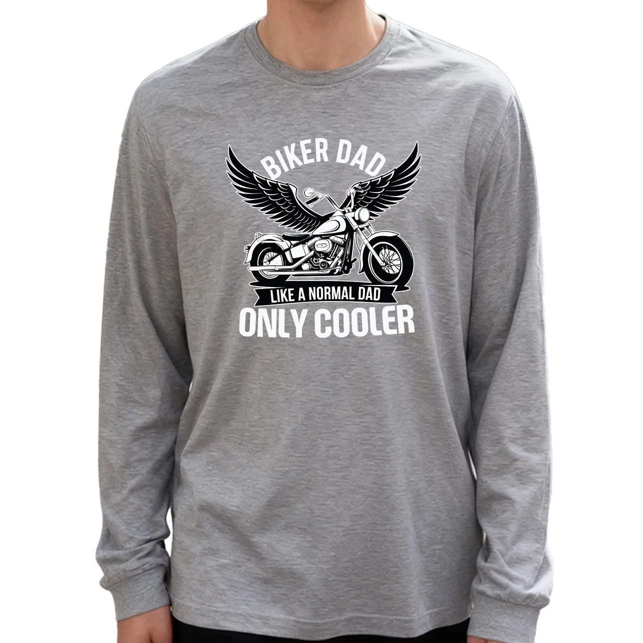 Only Cooler メンズ 長袖 Tシャツ 綿 100% 180g クルーネック カジュアル デイリースタイル 柔らかく通気性あり