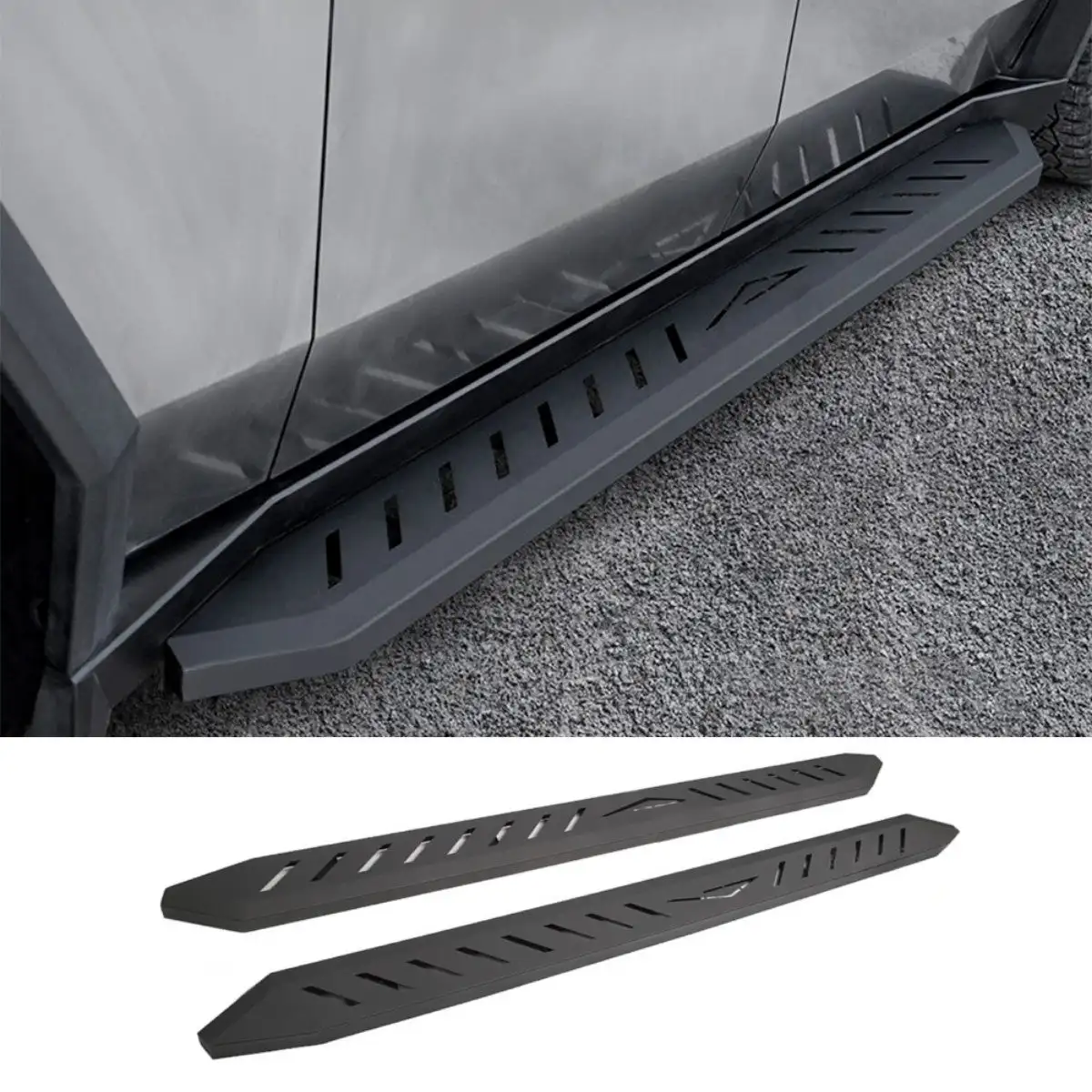 

New Arrival Cybertruck Running Boards Side Steps Side Step Nerf Bar Fits for Cybertruck 2024 Exterior Brackets