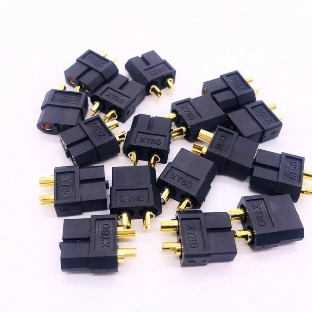 5Pair Black XT60 Connector With Sheath Housing 5 Male 5 Female For Rc Lipo Battery Rc Drone Car Boat