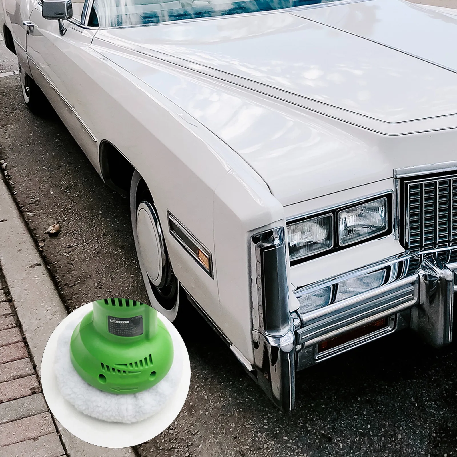 

5 pcs Lambswool Bonnet Pads 5-6 Inch White For Car Polishing Waxing Soft Durable Microfiber Pad Applicator Tool Cleaning Care