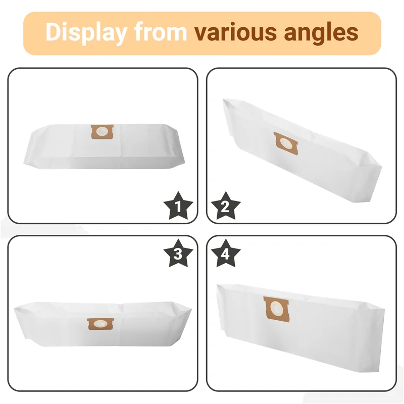 أكياس غبار المكنسة الكهربائية FZFZ للمكنسة الكهربائية الرطبة والجافة كارشر WD Series WD1 / MV1 كيس الغبار