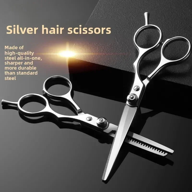 Professional Hairdressing Haircut Scissors 6 Inch Barber Shop Hairdresser's Cutting Thinning Tools High Quality Salon Set