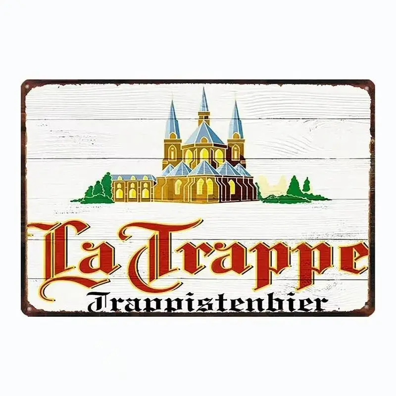 الألمانية بلجيكا البيرة بيروني WATERLOO ريترو خمر معدن القصدير علامات ملصق لغرفة بار حانة نادي رجل الكهف الجدار الديكور A-217 #5