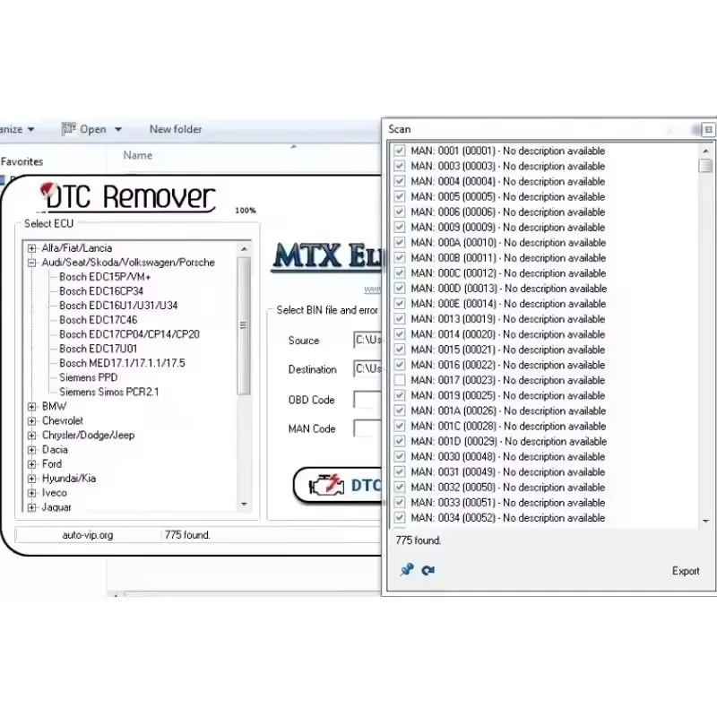

Лидер продаж, устройство для удаления DTC 1.8.5.0 для KESS KTAG FGTECH OBD2, программное обеспечение MTX DTC Remover 1.8.5 Keygen, полное неограниченное программное обеспечение для Windows 7