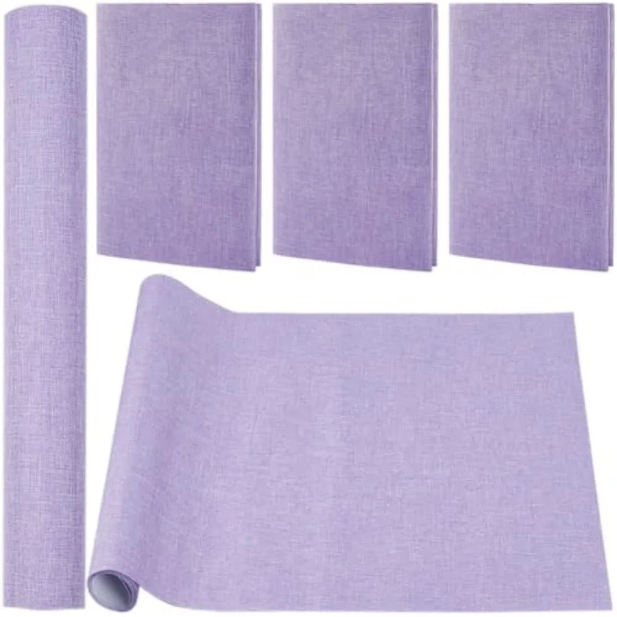 

51x11.8 Linen Book Cloth Light Purple for Books Binding Fabric Surface Paper Backed Bookcover Woven Cloth Books Album Scrapbook