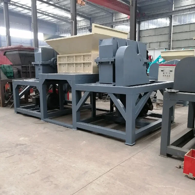 Industrial use yarn waste shredder machine wood crusher shredder wood pallet shredder machine