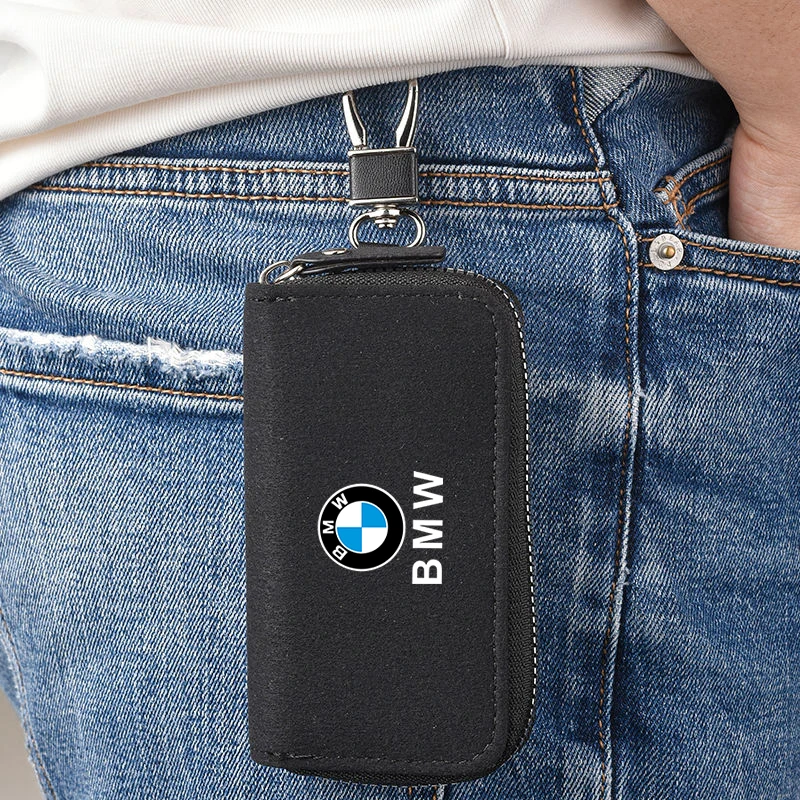 Car Keychain Multi-function Auto Key Cover Storage bag For BMW G30 G32 G01 G02 G05 G06 G07 G26 G23 G22 F40 F20 G08 G16 G15 G14 view 5