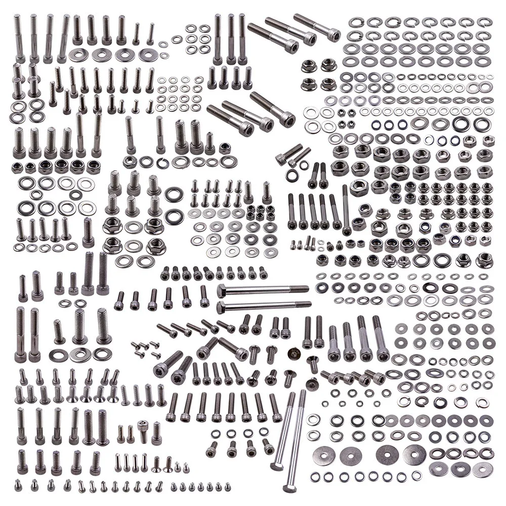 659pcs Stainless Steel ATV Bolt Screw Kit Set for Yamaha YFZ350 YFZ 350 Banshee