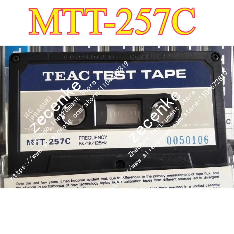 1 قطعة TEAC MTT-257C تردد 8K/1K/125HZ شريط اختبار لطيف