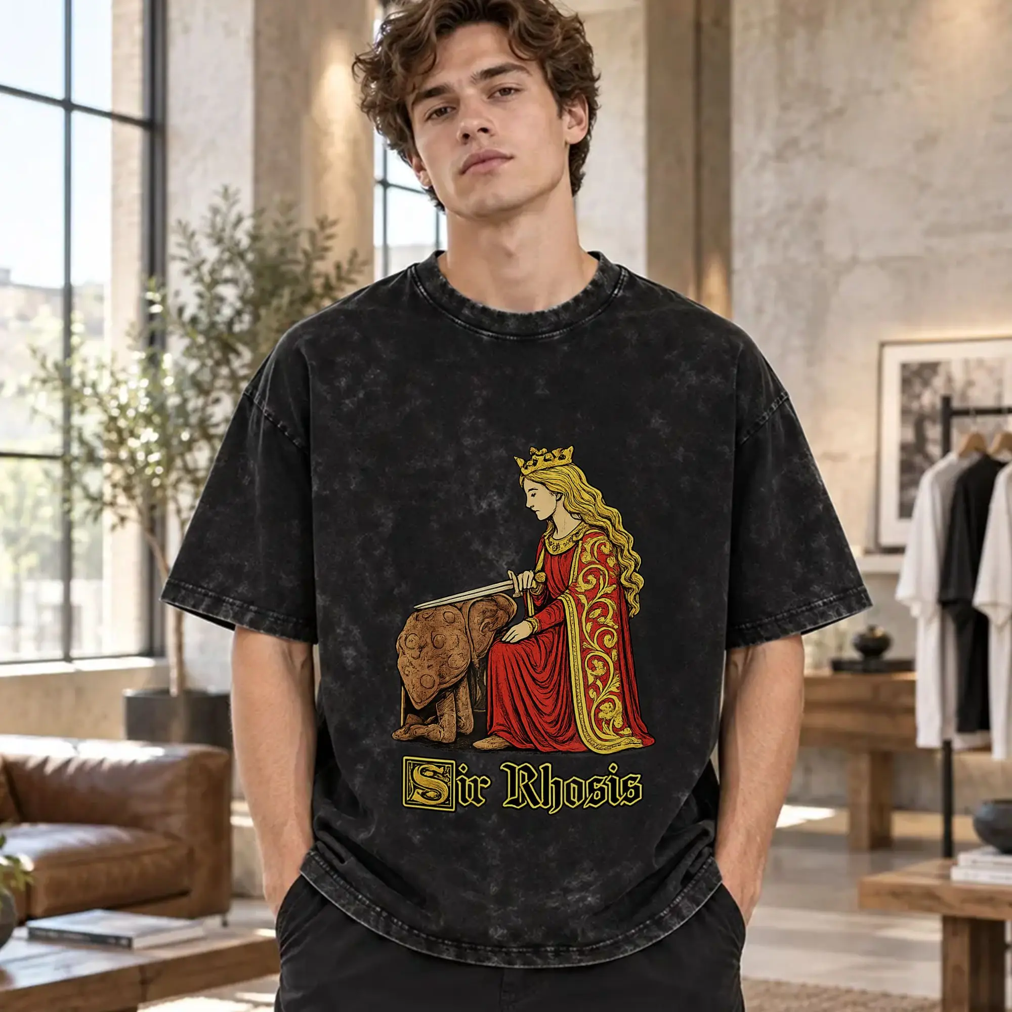 Men Sir Rhosis Funny Gen Z   T Shirts  Tops Summer Y2K Casual Short Sleeve T-Shirt O-Neck Trending Design Tee Shirt Hot Sale