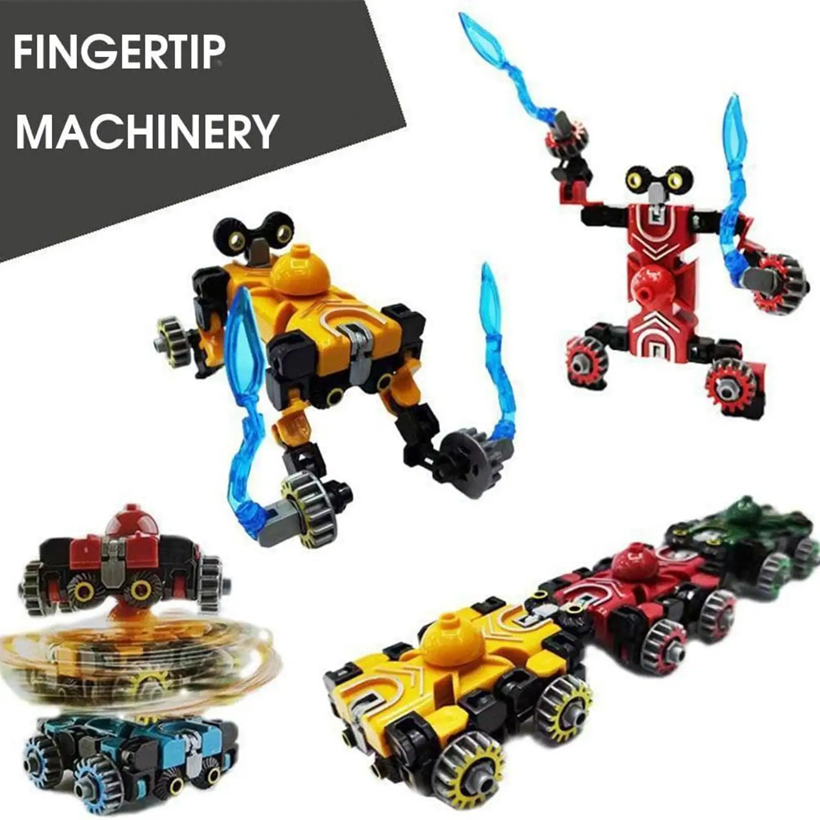 Spinner Fidget Toy Transformable Mechanical Spinner Fidget Gyroscope drôle Stocking Stuffers pour noël école voyage vacances