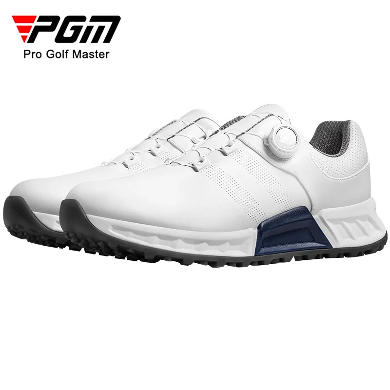

Мужские туфли для гольфа PGM, осенние водонепроницаемые шнурки с ручкой, амортизирующие спортивные кроссовки XZ445