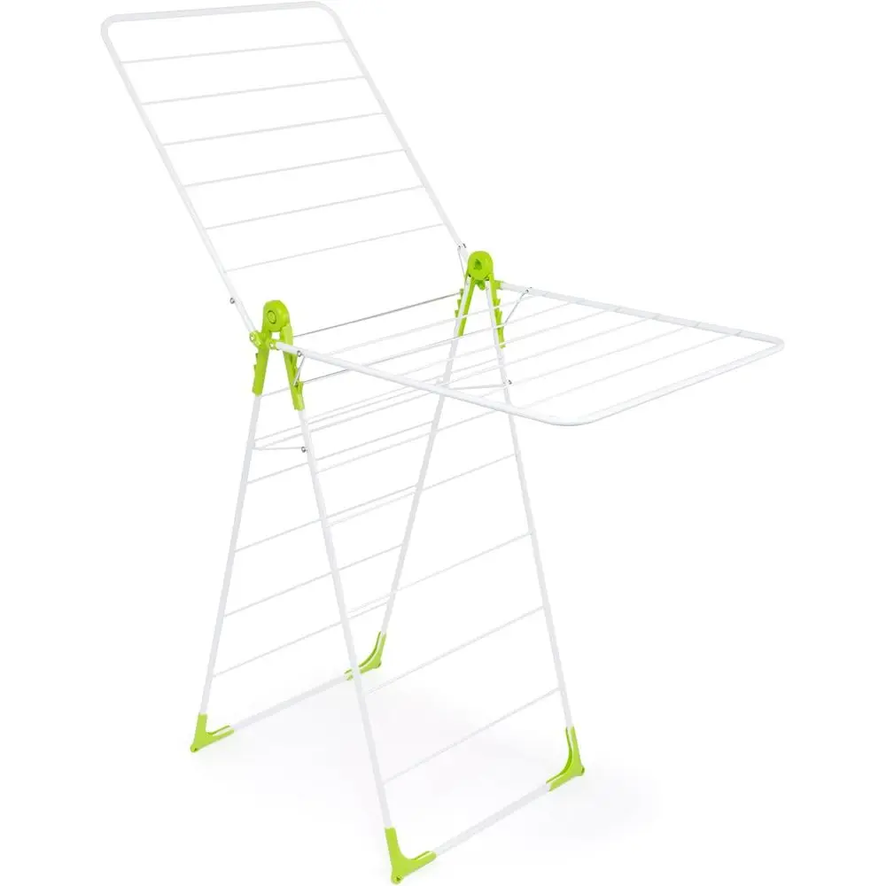 

Adjustable Height Folding Clothes Drying Rack | Free-Standing Outdoor and Indoor Laundry Rack