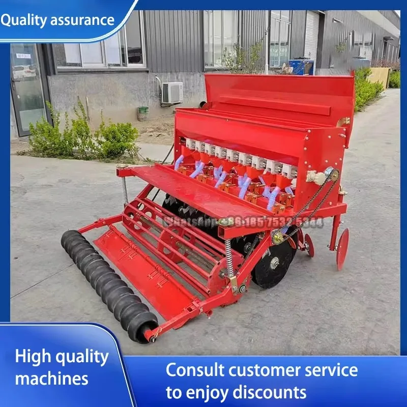 【Hot Sale】New Precise Planter Seeder Tractor Attachment With Fertilize Box Wheat Planting Agricultural Machine