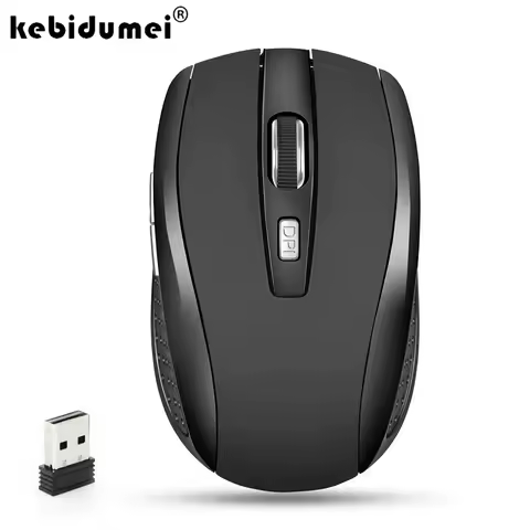 Wireless Mouse 2.4G Silent Mouse Portable Mobile Optical Office Mouse 1600 Adjustable DPI Levels for Notebook PC Laptop MacBook