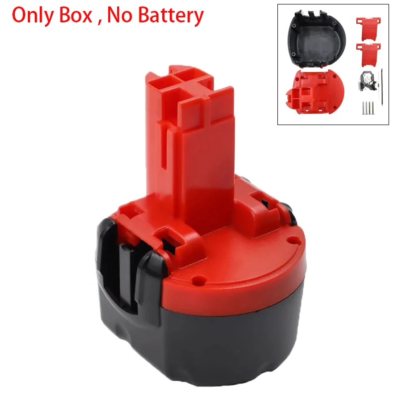BAT048 Battery Plastic Casing Without Cell Casing Suitable for Bosch 9.6V Nickel CD/MH Batteries BAT048 BAT100 BAT119 2607335260