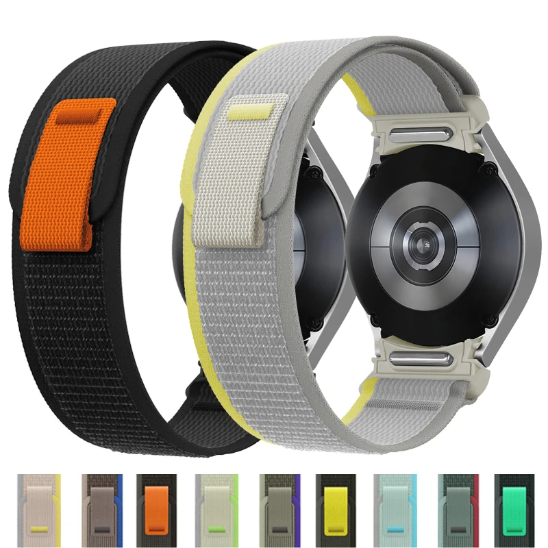 Trail Loop Band for Samsung Galaxy watch 6 4 classic 5 Pro 47mm 43mm 45mm Nylon correa bracelet Galaxy watch 6 Strap 44mm 40mm