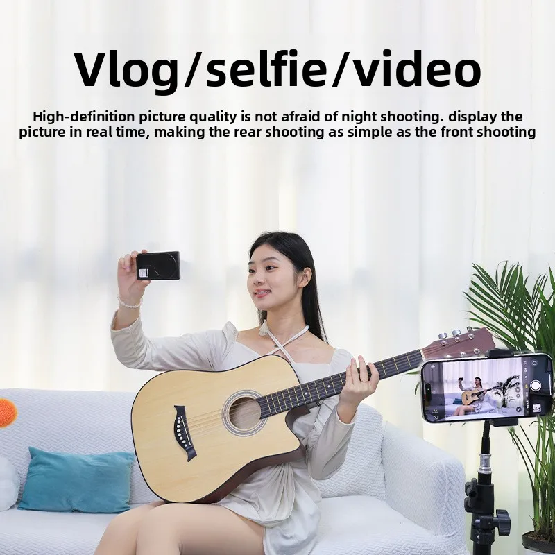 Portable Magnetic Mobile Phone Rear Selfie Screen,for Mobile Live Broadcasting And Photo Shooting,suitable For All Mobile Phones