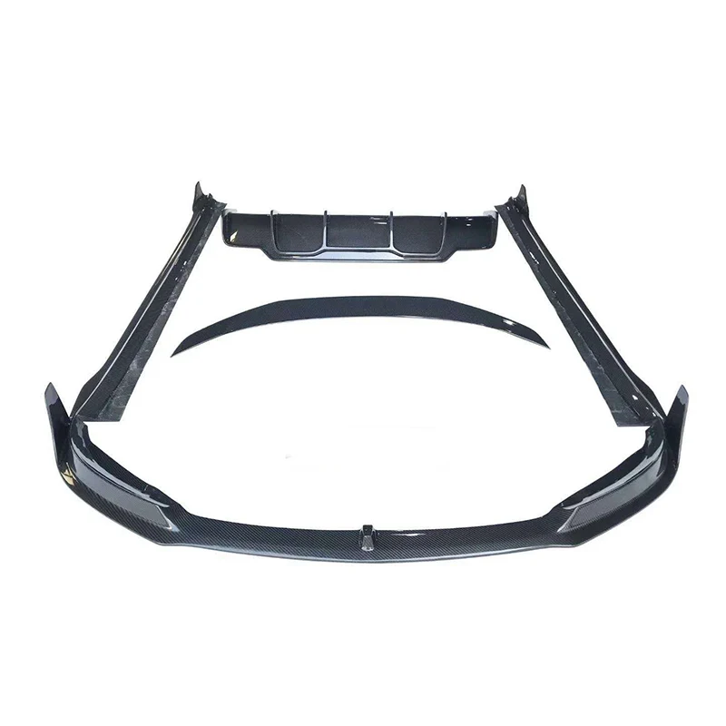 

Dry with Front Lip Spoiler and Side Skirt for 3 2016-2019 Carbon Fiber Kit