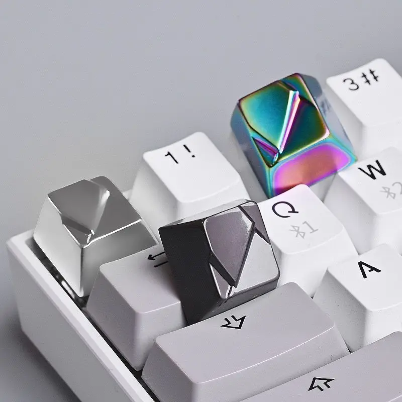 

Timeless Diamond Creative Full Metal Keycaps R4 Standard Profile Personalized Mechanical Keyboard Keycaps