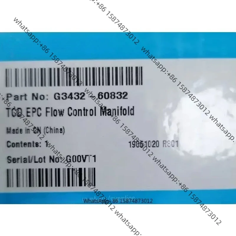 For Agi lent EPC G3432-60832 TCP EPC Flow Control Manifold 7890 TCD Detector EPC, Brand New