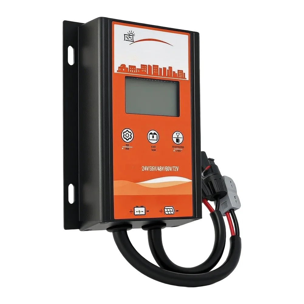 RV for Solar System 500W Charge Controller For Camping Advanced MPPT Algorithm 24V To 72V Range 15A Output Current
