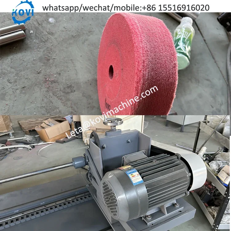 Fully automatic 400mm 600mm 800mm metal flat bar surface polishing machine Surface flat grinding deburring machine