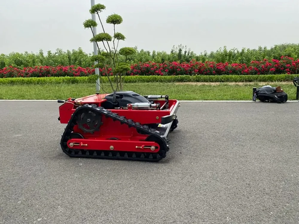 Sell Multifunctional Remote Control Robot Automatic Gasoline Lawn Mower To Send Blade Grass Cutter