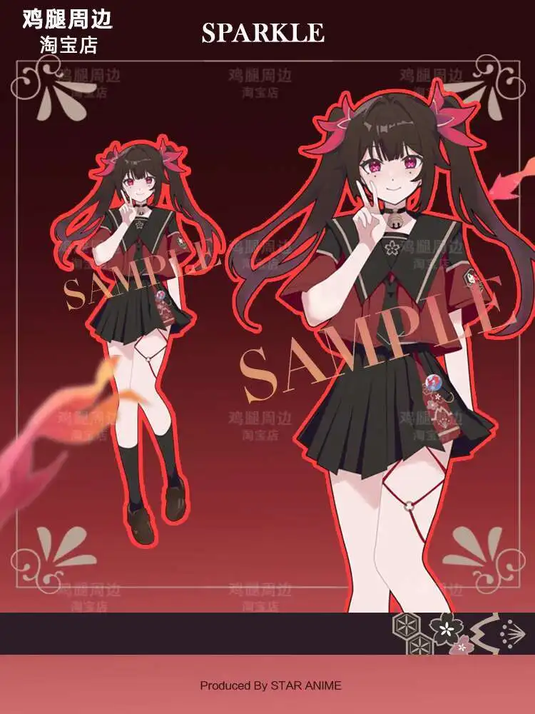 

New Fiesta Carnival Halloween Cos Cosplay Game JK Student Sailor Uniform Shirt Tie Skirt Red