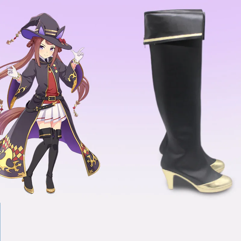 Game Pretty Derby Sweep Tosho Cosplay Schoenen Laarzen Sweep Tosho Suīpu Toushou Mahou Shoujo Sweepy Voor Hallowmas Party Volwassen Vrouwen