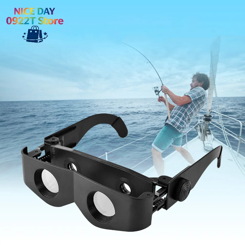 Glasses Fishing Focus Adjustable Professional Binoculars Telescope Magnifier Glasses Hands-Free Wearable For Theater TV Sight