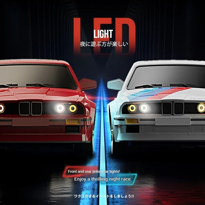 

NEWQIDA M025/E30 RC Cars 1:15 Scale Drift Car AE86 High-Speed 4WD Full-Proportional Throttle Remote Control Racing Toy for Kids