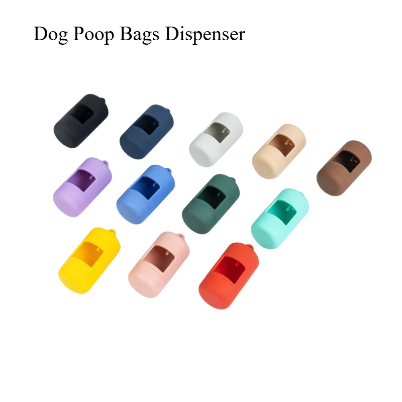 Dog Poop Bags Dispenser Degradable Waste Bag Outdoor Portable Pet Trash Bags Dog Cat Cleaning Supplies Accessories