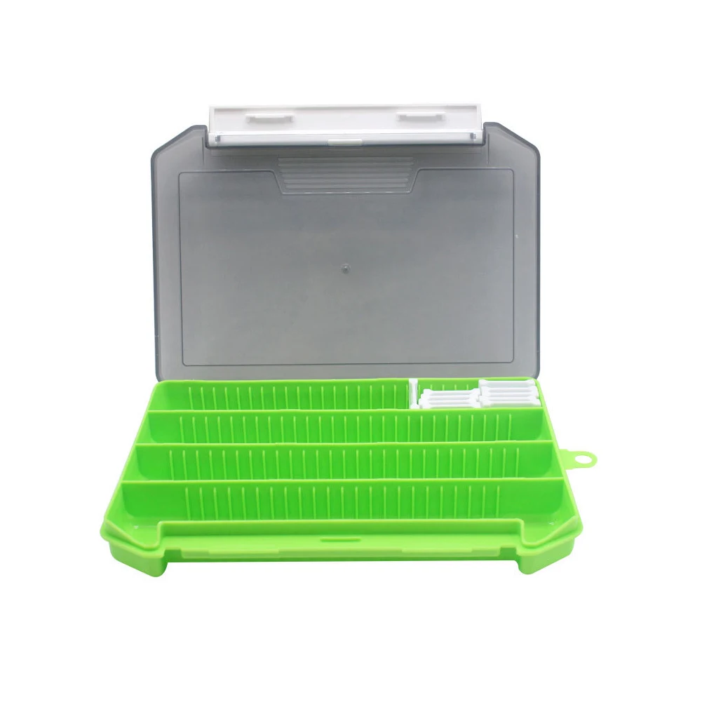 Colorful Single Layer Insert Bait Box Lure Storage Tool with Insert Function Fishing Accessories Store Boxes Fishing Tackle Case