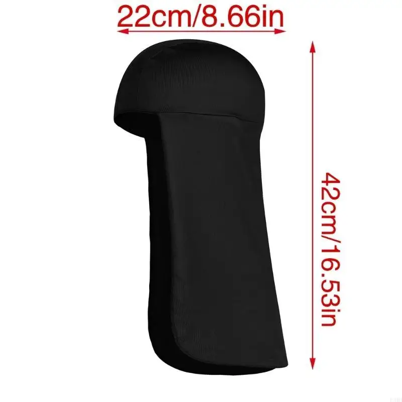 قبعة التبريد ظلة قبعة واسعة الحواف الرقبة درع الشمس واقية من الشمس الظل قبعة لخوذات السلامة القبعات الصلبة الرياضة والعتاد F3MD #6