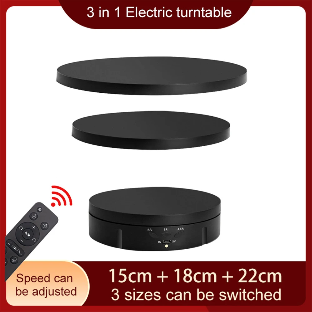 

Rotating Display Stand 360 Degree Motorized Rotating Display Spinner Turntable Display Stand for Photography Products and Shows