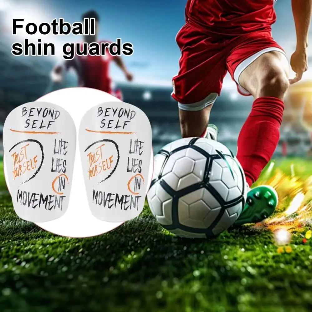 Leg Protective Football Shin Pads Shock Absorbing EVA Thickening Training Shank Board Non-slip Lightweight Soccer Shin Guards