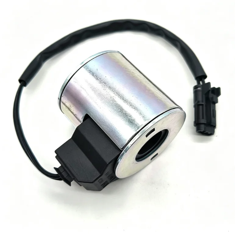 Secure Lock Solenoid Coil For E150 For E210 For E360 For Excavator Hydraulic Controlled Prevent Arm-Drifting Copper Winding
