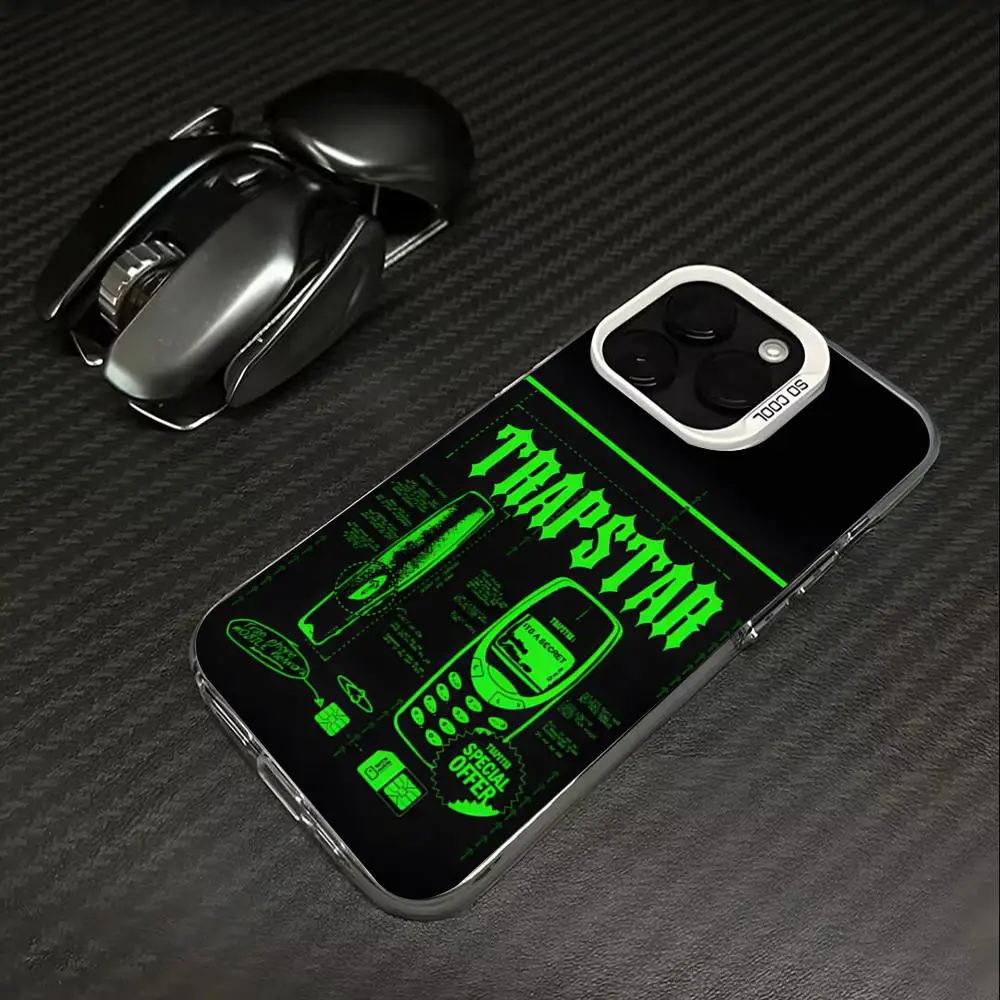 Hot T-Trapstars Phone Case For Iphone 17 16 15 14 Pro Max Xr Air Plus Black Silver Hard Shell Cover view 3